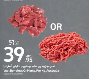 Carrefour Veal Boneless Or Mince, offer