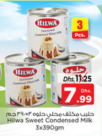 Nesto Hilwa Sweet Condensed Milk 3x390gm offer