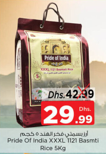 Nesto Pride Of India XXXL 1121 Basmti Rice 5Kg offer
