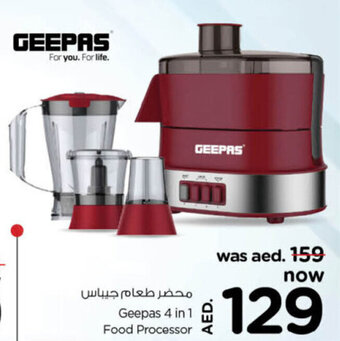 Nesto Geepas 4 in 1 Food Processor offer