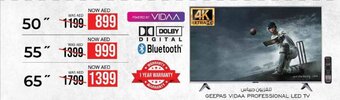 Nesto GEEPAS VIDAA PROFESSIONAL LED TV 50" offer