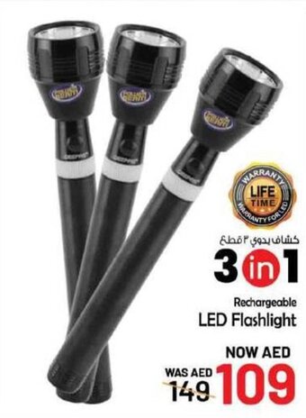 Nesto Rechargeable LED Flashlight offer
