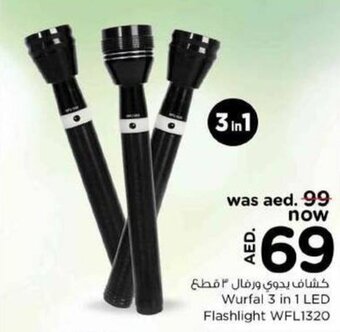 Nesto Wurfal 3 in 1 LED Flashlight WFL1320 offer