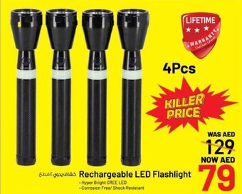 Nesto Rechargeable LED Flashlight offer