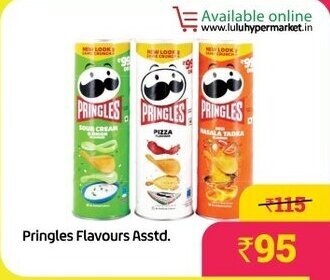 Lulu Hypermarket Pringles Flavours offer