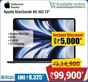 Lulu Hypermarket Apple Macbook Air M2 13" offer