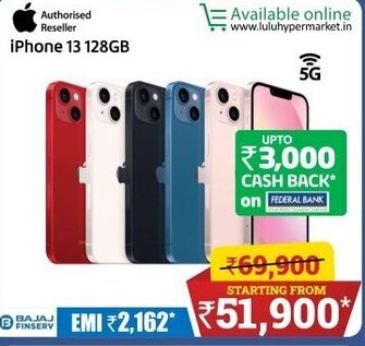 Lulu Hypermarket iPhone 13 128GB offer