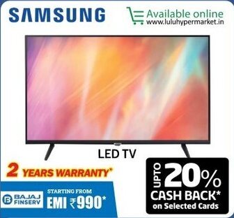 Lulu Hypermarket SAMSUNG LED TV offer