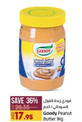 Lulu Hypermarket Goody Peanut Butter 1kg offer