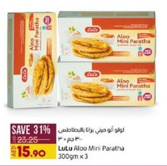 LuLu Aloo Mini Paratha 300gm x 3