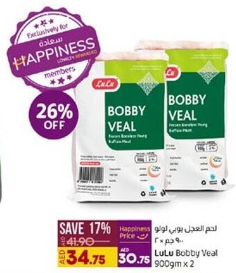 Lulu Hypermarket LuLu Bobby Veal 900gm x 2 offer