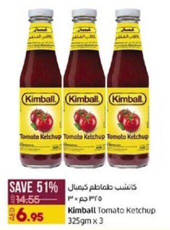 Lulu Hypermarket Kimball Tomato Ketchup 325gm x 3 offer