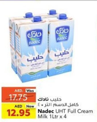 Coops Supermarket Nadec UHT Full Cream Milk 1Ltr x 4 offer