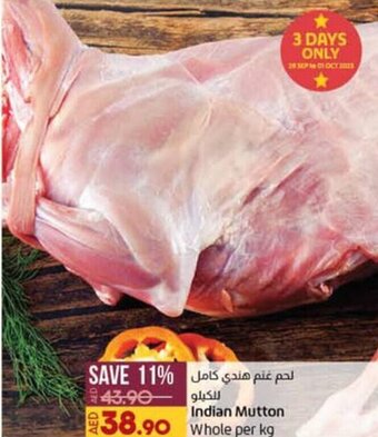 Lulu Hypermarket Indian Mutton offer