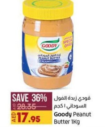 Lulu Hypermarket Goody Peanut Butter 1kg offer