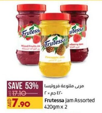 Lulu Hypermarket Frutessa Jam Assorted 420gm x 2 offer