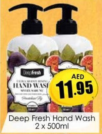Amber Deep Fresh Hand Wash 2 x 500ml offer