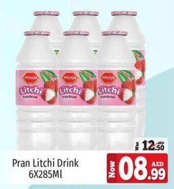 Kenz Hypermarket Pran Litchi Drink 6 x 285mL offer