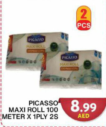 Grand Hyper Market PICASSO MAXI ROLL 100 METER X 1PLY 2S offer