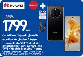 Carrefour Huawei Mate 50 LTE dual sim smartphone offer
