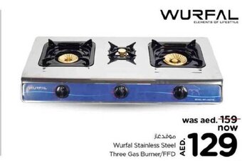 Nesto Wurfal Stainless Steel Three Gas Burner / FFD offer