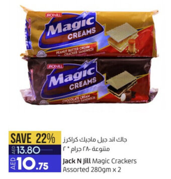 Lulu Hypermarket Jack N Jill Magic Crackers Assorted 280gm x 2 offer