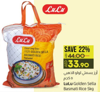 Lulu Hypermarket LuLu Golden Sella Basmati Rice 5kg offer