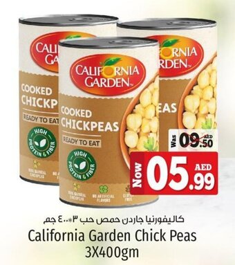 Kenz Hypermarket California Garden Chick Peas 3X400gm offer