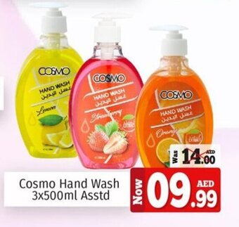 Kenz Hypermarket Cosmo Hand Wash 3x500ml offer