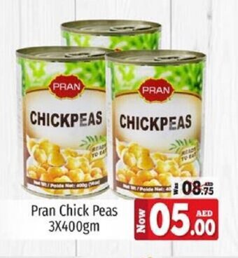 Kenz Hypermarket Pran Chick Peas 3X400gm offer