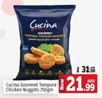 Kenz Hypermarket Cucina Gourmet Tempura Chicken Nuggets 750gm offer