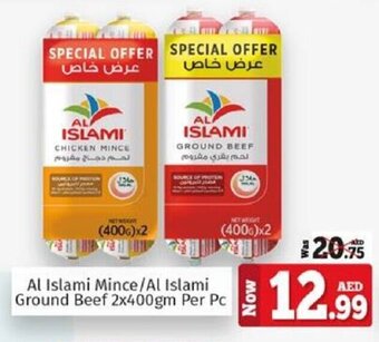 Kenz Hypermarket Al Islami Mince/Al Islami Ground Beef 2x400gm offer