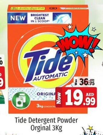 Kenz Hypermarket Tide Detergent Powder Orginal 3kg offer