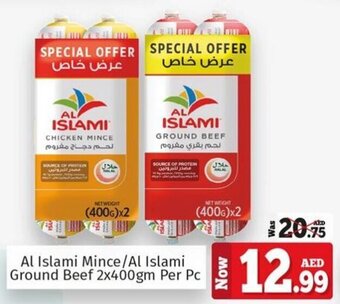 Kenz Hypermarket Al Islami Mince/Al Islami Ground Beef 2x400gm offer