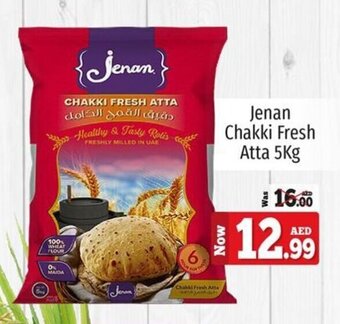 Kenz Hypermarket Jenan Chakki Fresh Atta 5Kg offer
