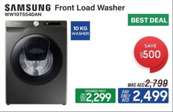 ECity SAMSUNG Front Load Washer offer