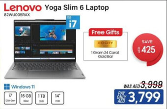 ECity Lenovo Yoga Slim 6 Laptop offer