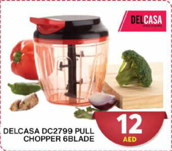 Grand Hyper Market DELCASA DC2799 PULL CHOPPER 6BLADE offer