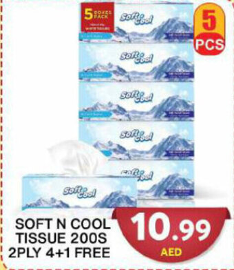 Grand Hyper Market SOFT N COOL TISSUE 200S 2PLY offer