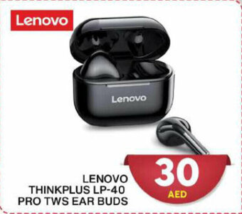 Grand Hyper Market LENOVO THINKPLUS LP-40 PRO TWS EAR BUDS offer