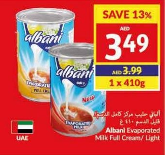 Viva Albani Evaporated Milk Full Cream/ Light offer