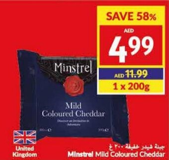 Viva Minstrel Mild Coloured Cheddar offer