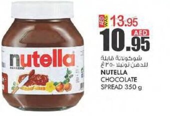 KM Trading NUTELLA CHOCOLATE SPREAD 350 g offer