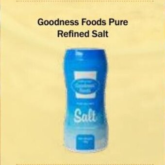 Choithrams Goodness Foods Pure Refined Salt offer