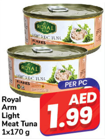 Day To Day Royal Arm Light Meat Tuna 1x170 g offer