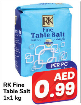 Day To Day RK Fine Table Salt 1x1 kg offer