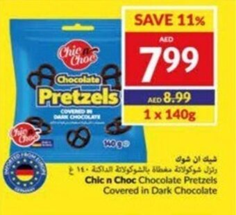 Viva Chic n Choc Chocolate Pretzels Covered in Dark Chocolate offer
