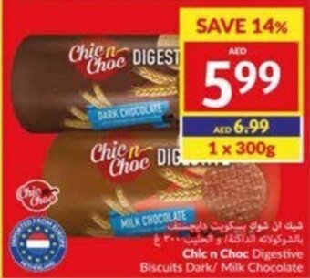 Viva Chic n Choc Digestive Biscuits Dark/ Milk Chocolate offer