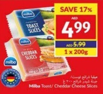 Viva Milba Toast/ Cheddar Cheese Slices 200g offer