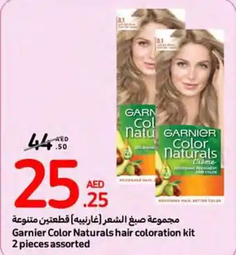 Carrefour Garnier Color Naturals hair coloration kit 2 pieces assorted offer